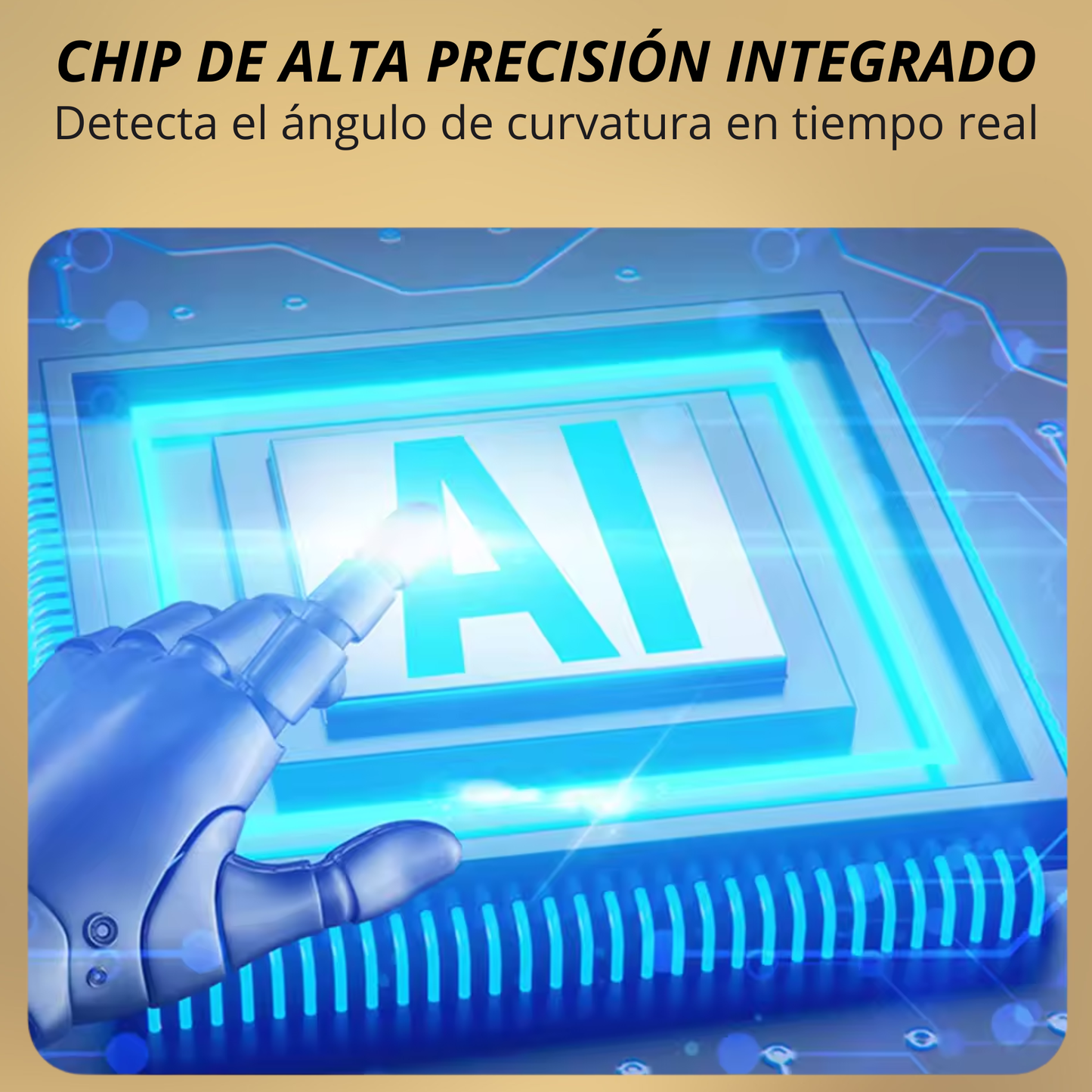 Corrector de postura invisible inteligente